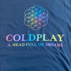 Coldplay 2017 A Head Full Of Dreams tour shirt